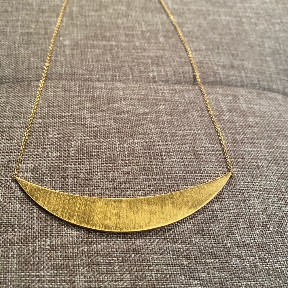 Gorjana Crescent Gold Necklace
